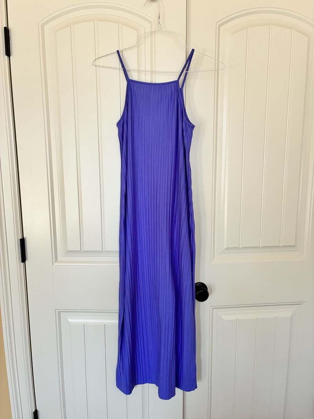 A New Day Women's Purple Pleated Maxi Dress Size S